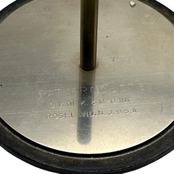 Vintage Brass Stamp Roll Dispenser. Div. of K. & McD. Inc. Retro Dark Academia - Picture 9 of 13